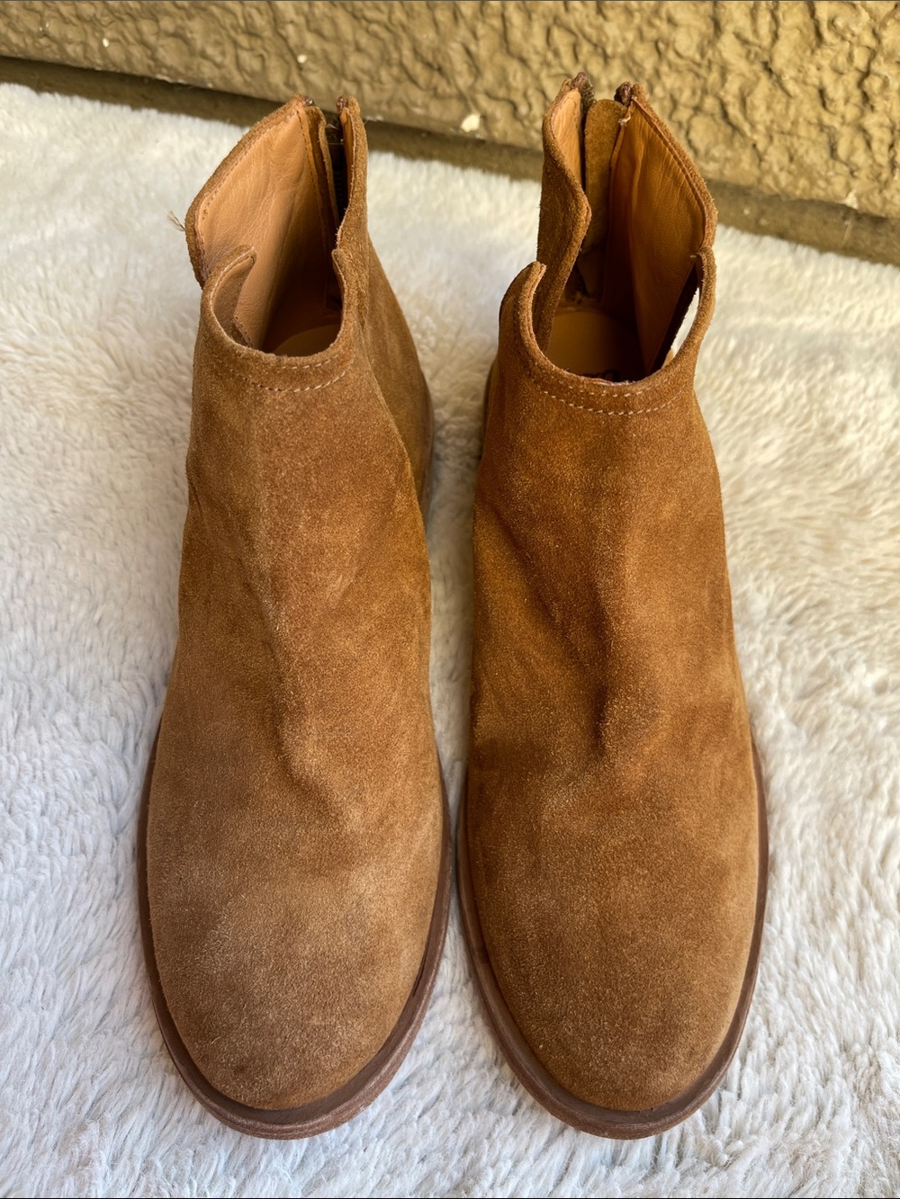 Beek Women’s Falcon Suede Ankle Boots in Brown Size 10